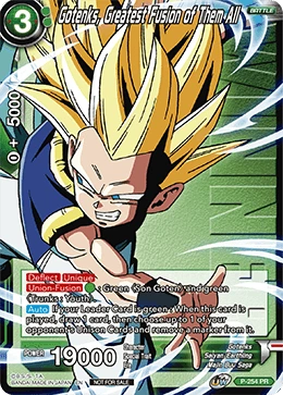 Gotenks, Greatest Fusion of Them All P-254_PR card