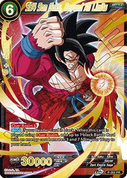 SS4 Son Goku, Beyond All Limits P-262_PR card