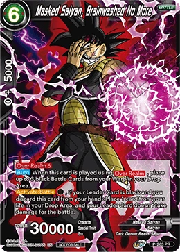 Masked Saiyan, Brainwashed No More P-263 card