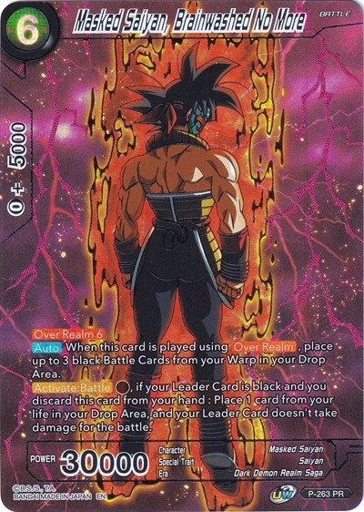 Masked Saiyan, Brainwashed No More P-263_CSV2 card