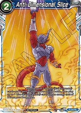 Anti-Dimensional Slice P-278 card