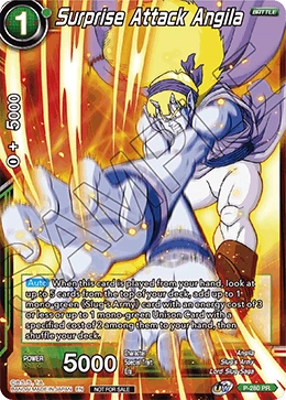 Surprise Attack Angila P-280 Dragon Ball Masters card