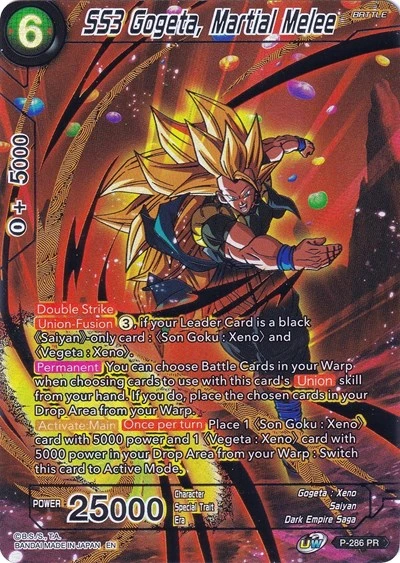 SS3 Gogeta, Martial Melee P-286_CSV2 card