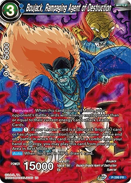 Boujack, Rampaging Agent of Destruction P-299 card