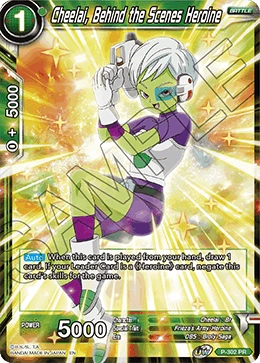 Cheelai, Behind the Scenes Heroine P-302 card