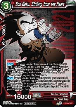 Son Goku, Striking from the Heart P-328 card