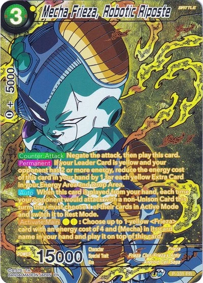 Mecha Frieza, Robotic Riposte P-331_CSV2 card
