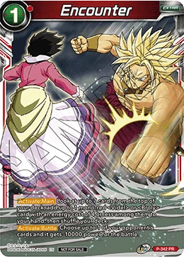Encounter P-342 Dragon Ball Masters card
