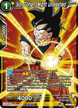 Son Gohan, Might Unleashed P-349 card
