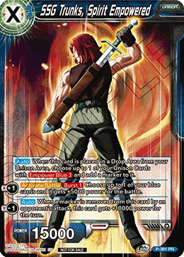 SSG Trunks, Spirit Empowered P-361 card
