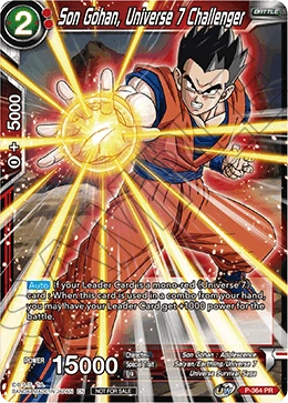 Son Gohan, Universe 7 Challenger P-364 card