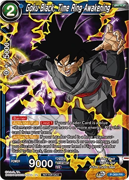 Goku Black, Time Ring Awakening P-369 card