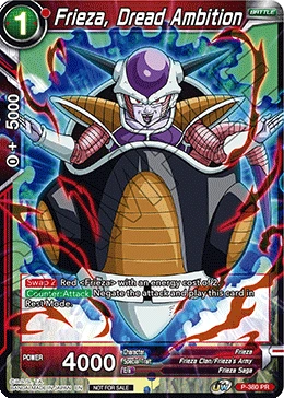 Frieza, Dread Ambition P-380 card