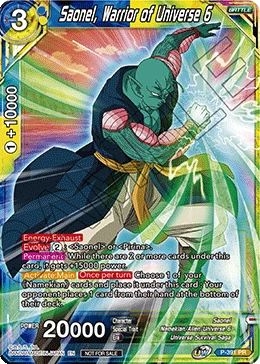 Saonel, Warrior of Universe 6 P-391 card