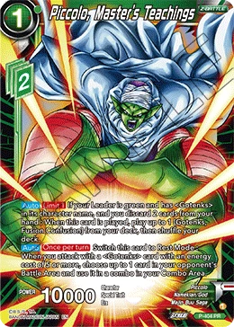 Piccolo, Master's Teachings P-404 card