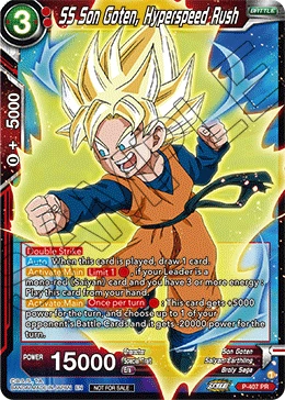 SS Son Goten, Hyperspeed Rush P-407 card