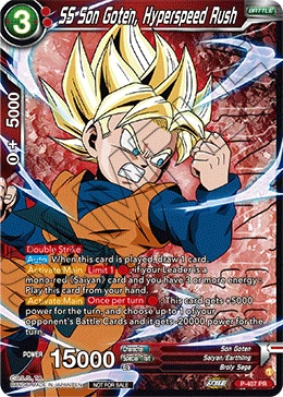 SS Son Goten, Hyperspeed Rush P-407_PR card