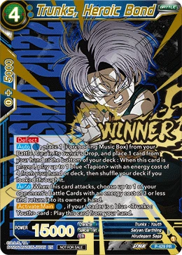 Trunks, Heroic Bond P-429_PR card