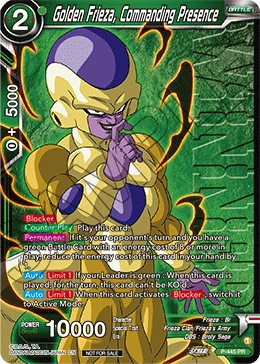 Golden Frieza, Commanding Presence P-445_PR