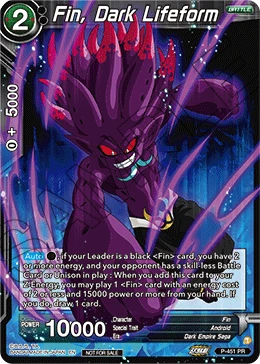 Fin, Dark Lifeform P-451 card