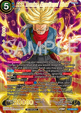 SS2 Trunks, Emotional Blow P-454_PR03 card