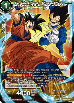 Son Goku & Vegeta, Alliance of Rivals P-468 card