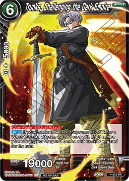Trunks, Challenging the Dark Empire P-472 card