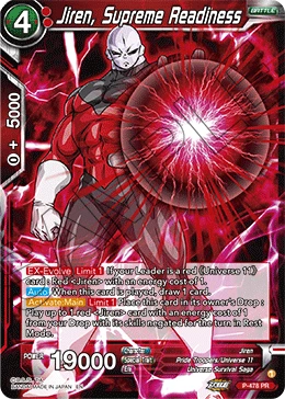 Jiren, Supreme Readiness P-478 card