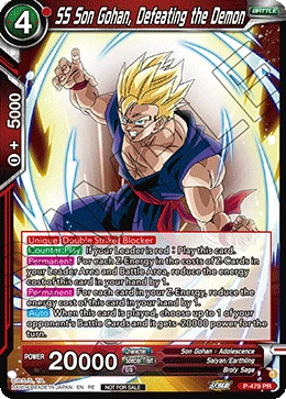 SS Son Gohan, Defeating the Demon P-479_PR04 card