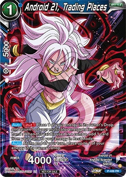 Android 21, Trading Places P-486 card