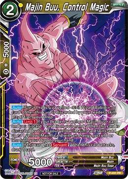 Majin Buu, Control Magic P-491 card