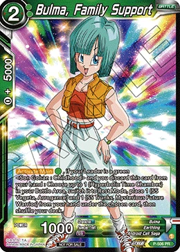 Bulma, Family Support P-506 Dragon Ball Masters card