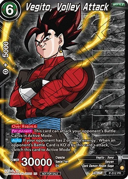 Vegito, Volley Attack P-512_PR