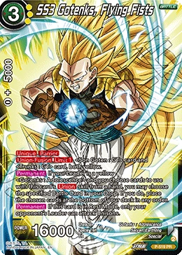 SS3 Gotenks, Flying Fists P-519 card