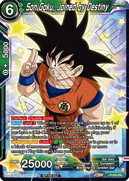 Son Goku, Joined by Destiny P-525 card