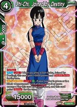 Chi-Chi, Joined by Destiny P-526 card