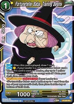 Fortuneteller Baba, Training Begins P-530 card