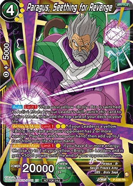 Paragus, Seething for Revenge P-539 card