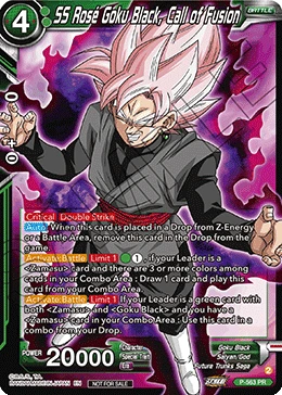 SS Rose Goku Black, Call of Fusion P-563 card