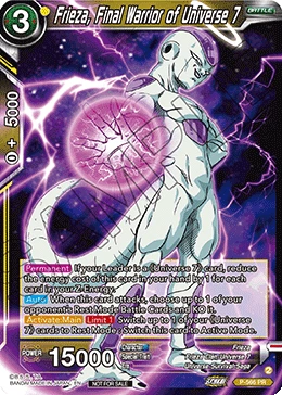Frieza, Final Warrior of Universe 7 P-566 card