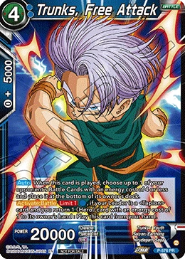Trunks, Free Attack P-576 card