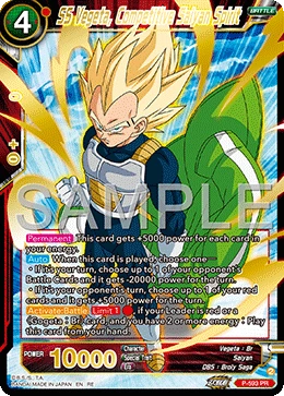 SS Vegeta, Competitive Saiyan Spirit P-593_PR02