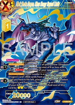 Black Smoke Dragon, Minus Energy Beyond Limits P-600_PR card