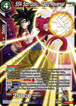 SS4 Son Goku, Rapid Reversal P-625_PR02 card