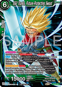 SS2 Trunks, Future-Protecting Sword P-633 card