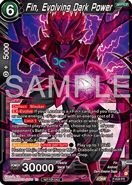 Fin, Evolving Dark Power P-639 card
