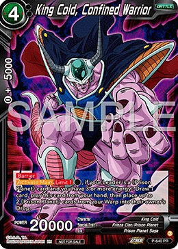 King Cold, Confined Warrior P-640 card