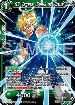 SS Vegeta, Spark of Virtue P-645 card