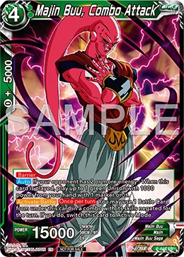 Majin Buu, Combo Attack P-646 Dragon Ball Masters card