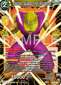 Piccolo, Support for Students P-647 Dragon Ball Masters card